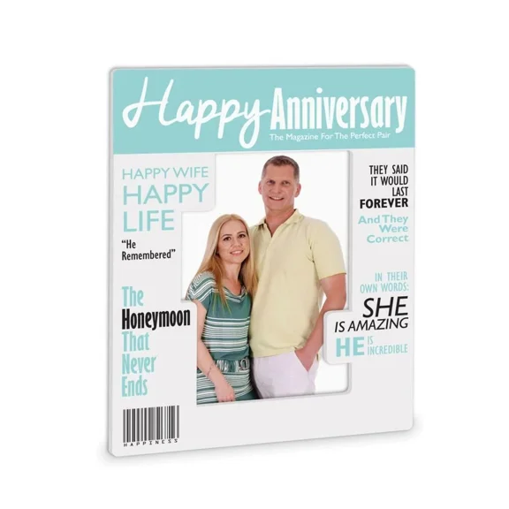 Magazine Frame Picture Photo Can Be Personalized Anniversary Gift