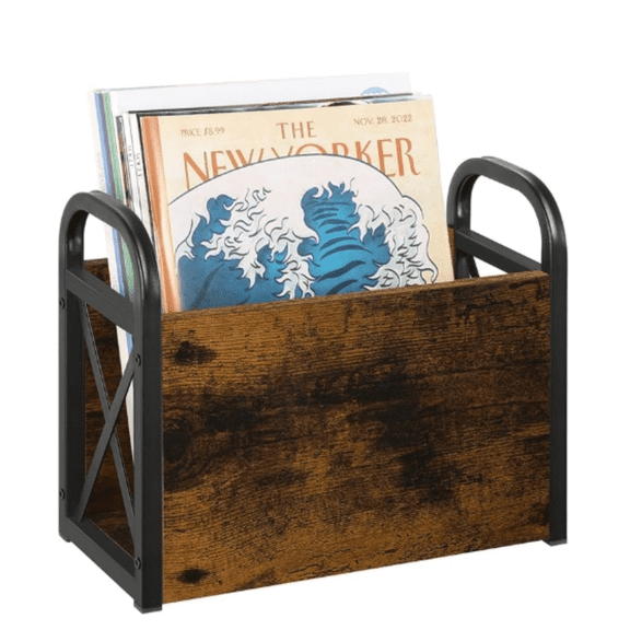 Magazine Holder,Magazine Rack Floor,Magazine Storage Basket,File Holder Organizer,Folder Organizer Bin for Magazines,Books,Newspapers,Tablets