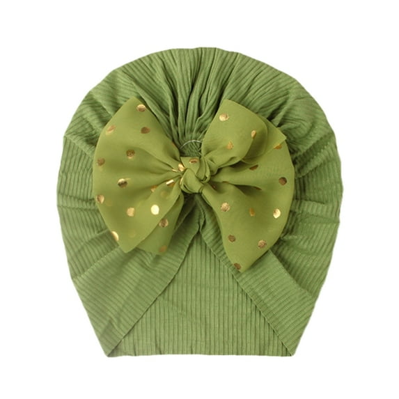 Magazine Newborn Unisex Elastic Cap,Turban Knot Hats for Infant,Soft Hat with Cute Bow Headwrap