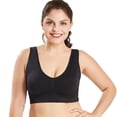 thumbnail image 1 of Magazine Plus Size Seamless Wireless Racerback Bra for Pregnant Basic Brassiere 4XL-6XL, 1 of 5
