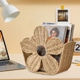 thumbnail image 1 of Magazine Rack Woven Magazine Basket, Decorative Book Basket Magazine Holder for Living Room, Bathroom or Office, Handwoven File Basket Storage Organizer for Books, Magazines & Files, 1 of 6