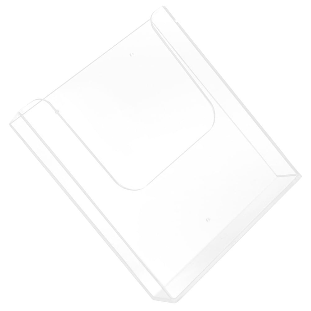 Magazine Stand File Folder Rack Transparent Display Rack Book Holder Brochures Holder File Display Organizer Display Stand Wall Hanging Magazine Rack Office