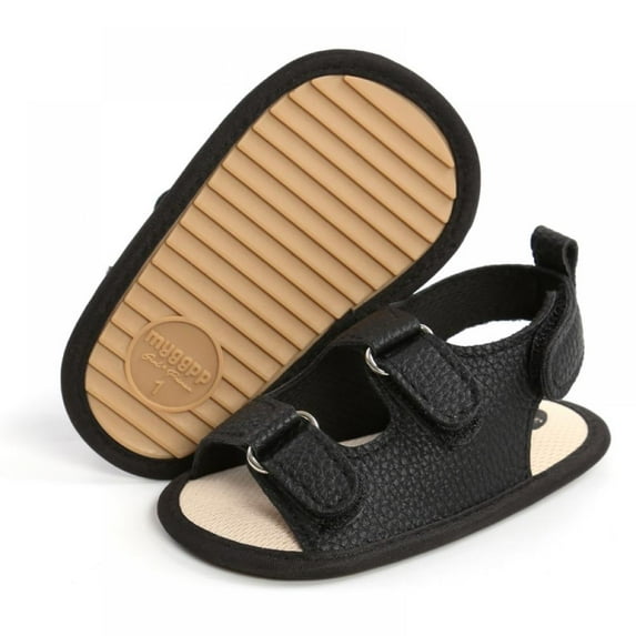 Magazine Toddler Baby Infant Boys Sandals Leather Soft Sole Non-Slip Closed Toe First Walkers Shoes