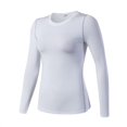 thumbnail image 1 of Magazine Women's Compression Tops, Wicking Breathable Long Sleeve Yoga Workout Activewear T-shirt, 1 of 2