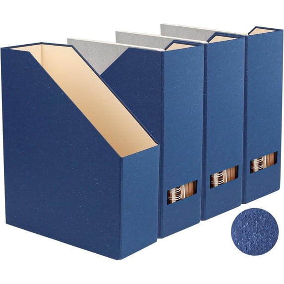 Office Magazine File Rack Magazine rack - file rack and desktop organizer, cardboard book storage ...