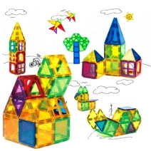 Magblock Building Toys, Colorful Preschool Educational Stem Construction Toys for Kids 3 4 5 6 Years Old
