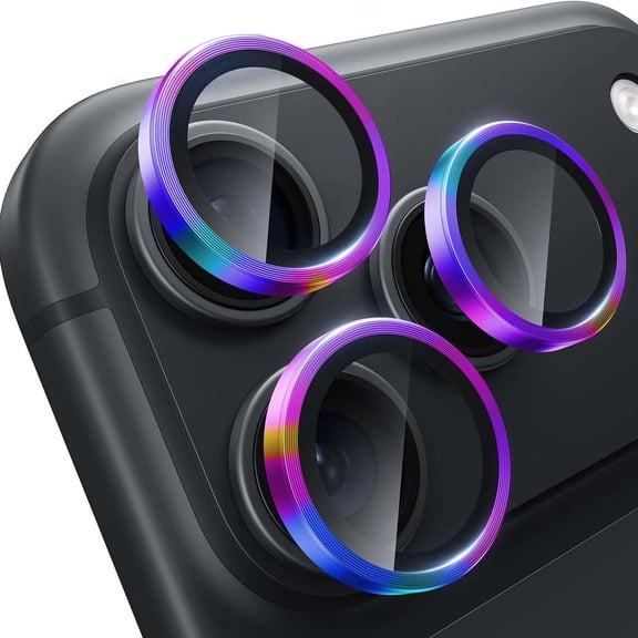 Magcova for iPhone iPhone 18 Pro Max Camera Lens Protector, Individual Metal Cover Film, Shatterproof HD Tempered Glass Camera Screen Protector, Case-Friendly,Multicolour