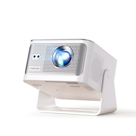 Magcubic 8K Support Native 1080P Full HD Projector, 900 ANSI Lumens Auto Keystone & Focus Movie Projector with WiFi 6 & BT 5.4, Android 14 with Built-in Apps, Projector for Home Theater HY350 MAX
