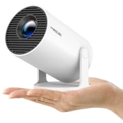 Magcubic Mini Projector 8K 1080P Support with WiFi 6 & BT 5.4 290 ANSI Brightness, Auto Keystone, 180 Degree Rotation, Portable Projector for Home Theater & Outdoor Movies HY300Pro White