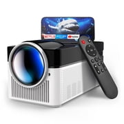 Magcubic Native 1080P 8K/4K Support Ultra Short Throw Projector, 900ANSI with WiFi & Bluetooth, Auto Focus & Correction with Dual Speakers, Smart Home Theater Projector, HY450