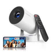 Magcubic Projector, 8K 1080P Support with WiFi 6 & BT 5.4, 5w Soundbase Speaker, Auto Keystone, Mini Projector Portable for Home & Outdoor Movies HY300Pro+