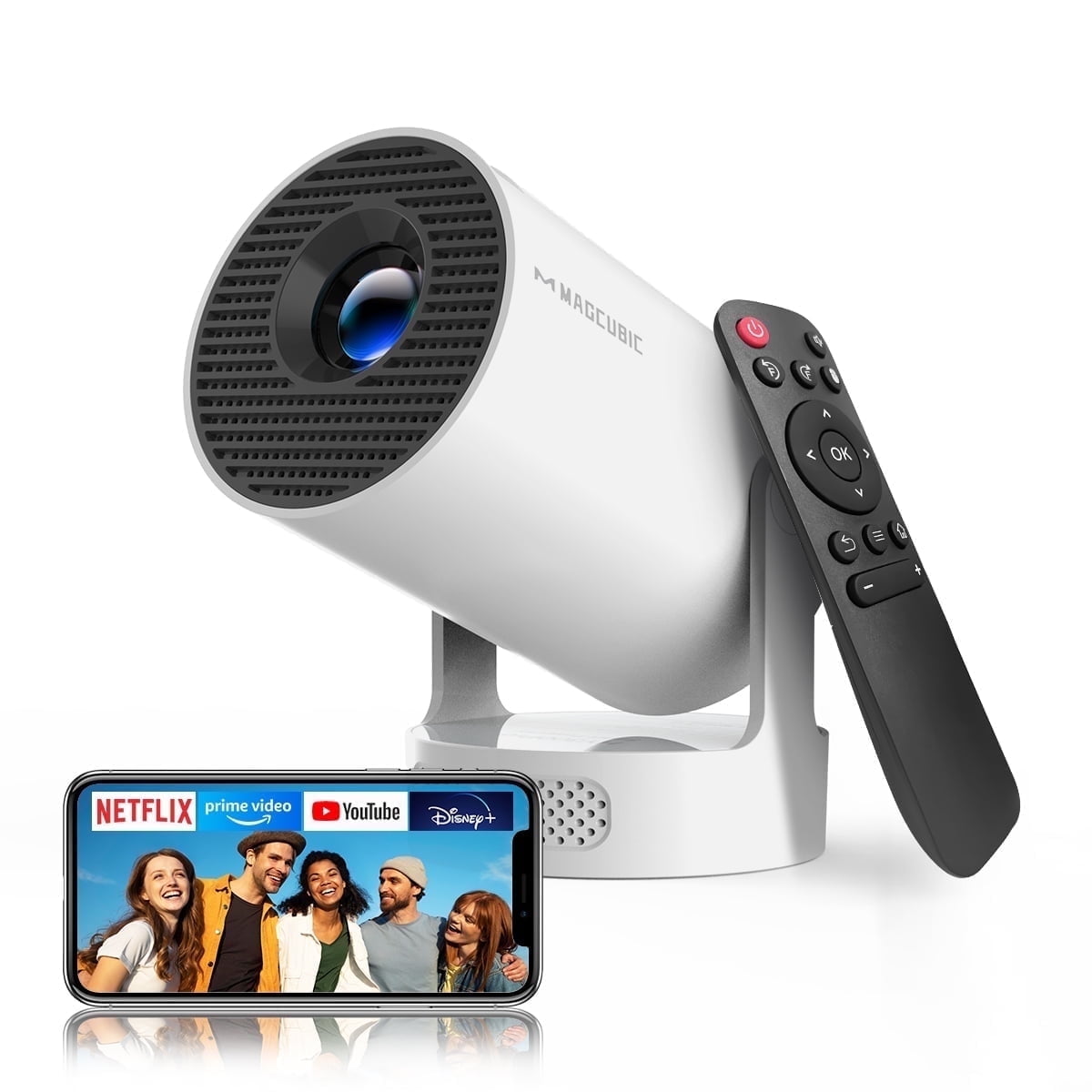 MAGCUBIC HY300 プロジェクター X Projector X Magcubic Projector HY300 Pro 4K Android 11 Dual Wifi6