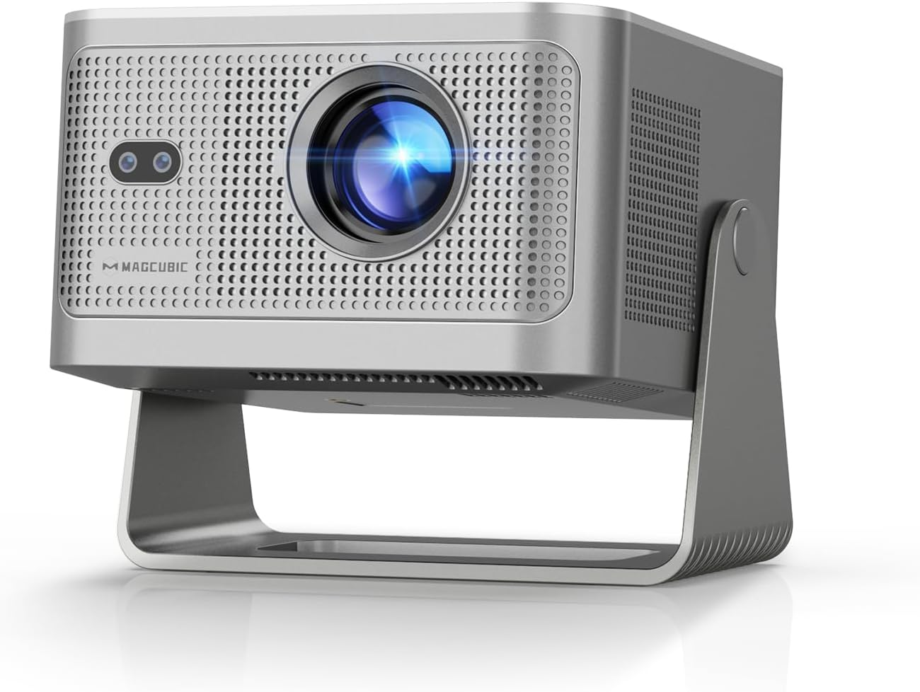 Magcubic Smart Projector 4K Support, Portable Projector with Wifi and BT, TV Stick Built-in, Auto Focus & Obstacle Avoidance, 900 ANSI, Voice Control, Home Theater HY350GTV