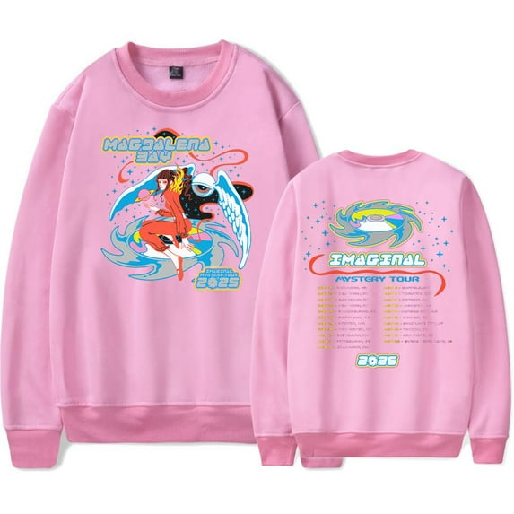 Magdalena Bay 2025 Tour Sweatshirt O-Neck Long Sleeve Fashion Pullovers New Fashion Streetwear