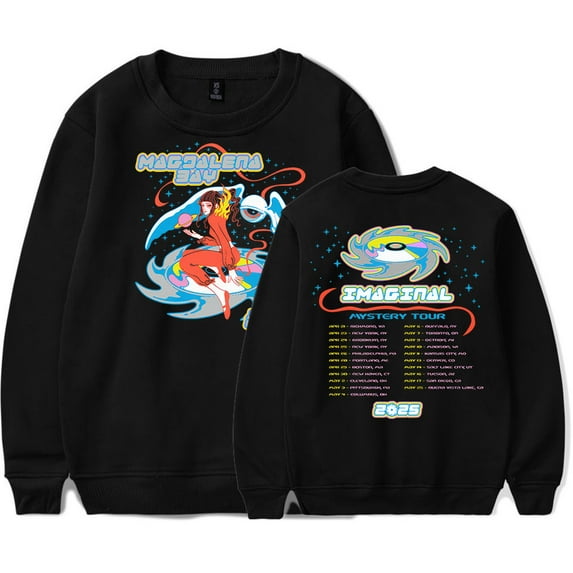 Magdalena Bay 2025 Tour Sweatshirt O-Neck Long Sleeve Fashion Pullovers New Fashion Streetwear