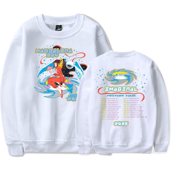 Magdalena Bay 2025 Tour Sweatshirt O-Neck Long Sleeve Fashion Pullovers New Fashion Streetwear
