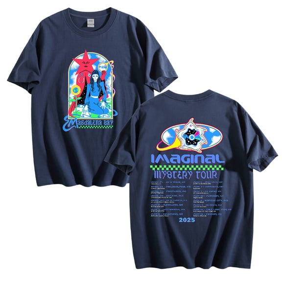 Magdalena Bay Imaginal Mystery Tour 2025 Cotton Tshirt Unisex Short Sleeve Casual Tops