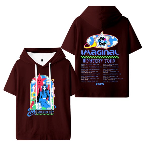Magdalena Bay Imaginal Mystery Tour 2025 Hooded Short Sleeve Casual Hoody Cool Tops