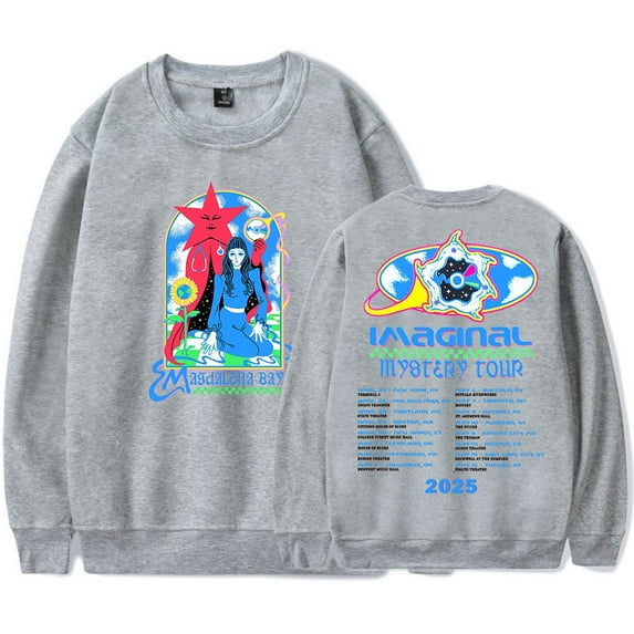 Magdalena Bay Imaginal Mystery Tour 2025 Merch Sweatshirt Women Men Casual Crewneck Long Sleeve Pullover Clothes