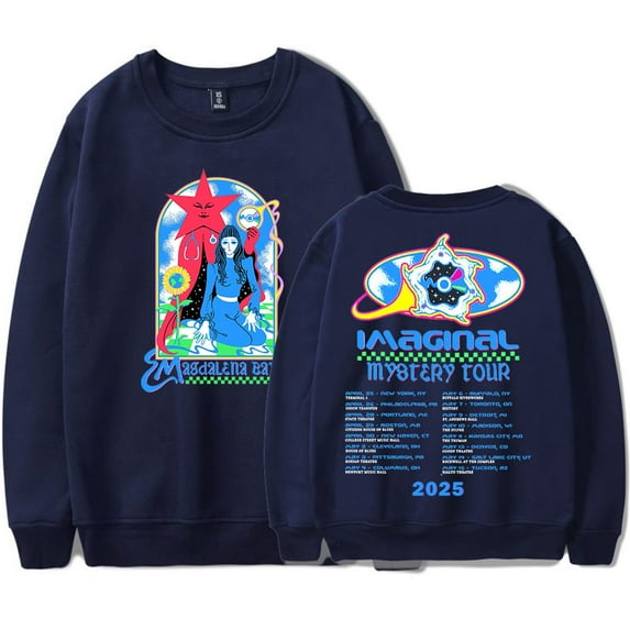 Magdalena Bay Imaginal Mystery Tour 2025 Merch Sweatshirt Women Men Casual Crewneck Long Sleeve Pullover Clothes