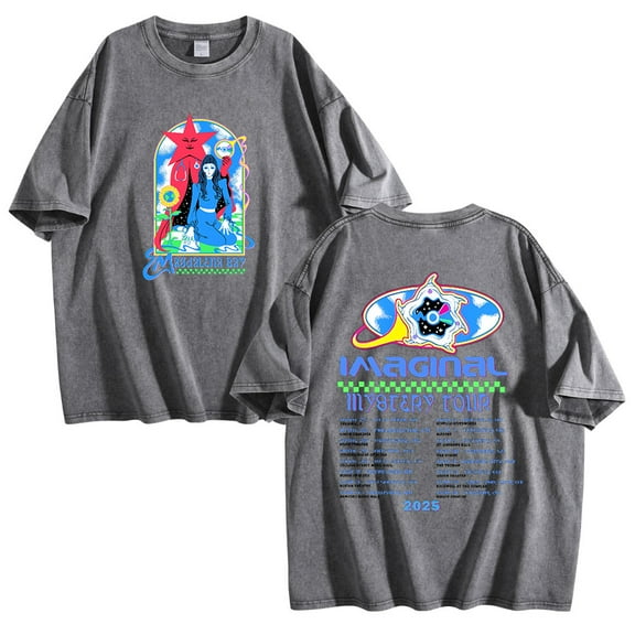 Magdalena Bay Imaginal Mystery Tour 2025 Washed Cotton Tshirt Hip Hop Short Sleeve