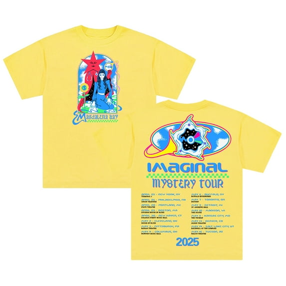 Magdalena Bay Imaginal Mystery Tour T-shirt Crewneck Short Sleeve Cotton Tee Men Women Streetwear Tops