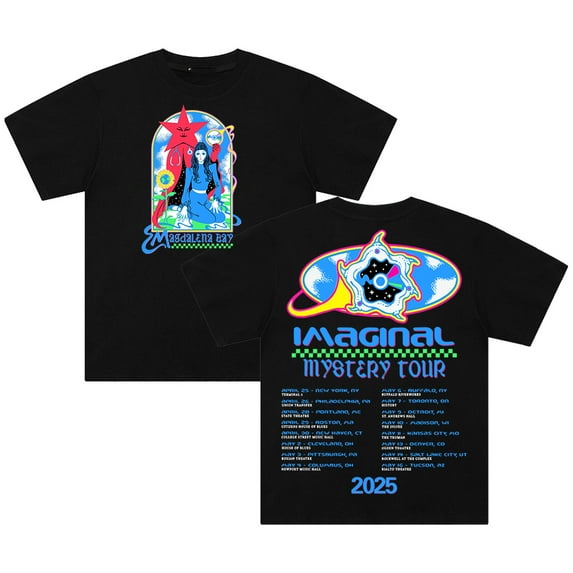 Magdalena Bay Imaginal Mystery Tour T-shirt Crewneck Short Sleeve Cotton Tee Men Women Streetwear Tops