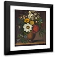 thumbnail image 1 of Magdalene Margrethe Bärens 15x17 Black Modern Framed Museum Art Print Titled - Vase with Flowers (1752 - 1807), 1 of 5