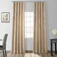 thumbnail image 1 of Magdelena Beige & Gold Designer Damask Curtain (1 Panel), Magdelena Beige & Gold, 50W X 108L, 1 of 6