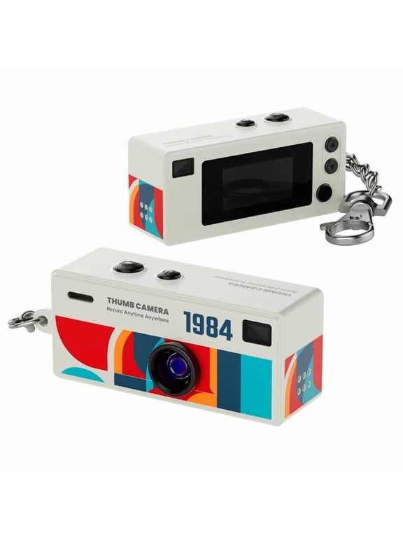MageCam Ultra-Mini Keychain Camera: 1080P HD Wearable Action Cam with 0.96" LCD, 130 ° Wide Angle & Micro SD Support - Perfect Pocket Video Recorder for Students