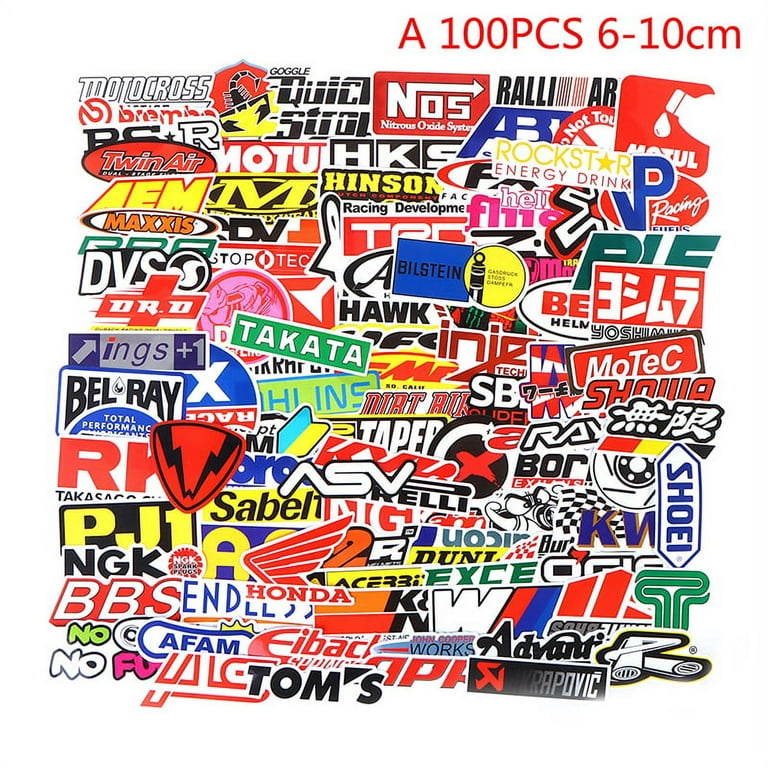 .com: 41Pcs JDM Car Sticker Racing Decale for Cars