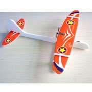 MageCrux 1PC Electric Plane LED EPP Foam Airplane Hand Launch Throwing Glider Aircraft Model