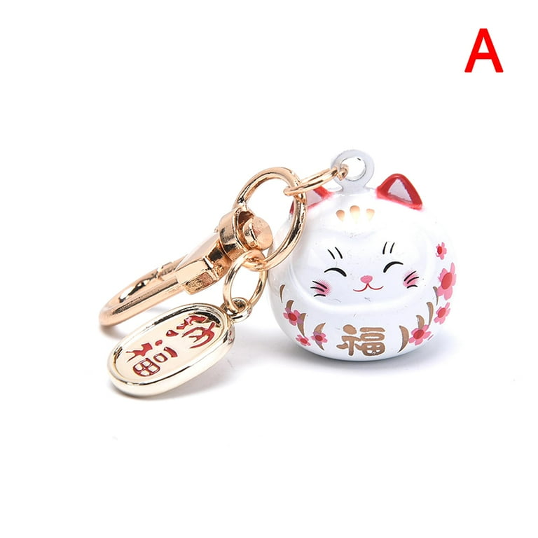 Japanese lucky cat clearance keychain