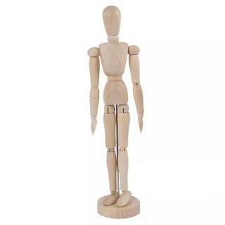 Artists Manikin Blockhead Jointed Mannequin Drawing Figures,Small Figure Model for Sketching, Painting, Drawing, Artist Male+Female Set
