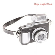 MageCrux 1pc Dollhouse Miniature Mini Belt Camera Doll Accessories Decoration Toy