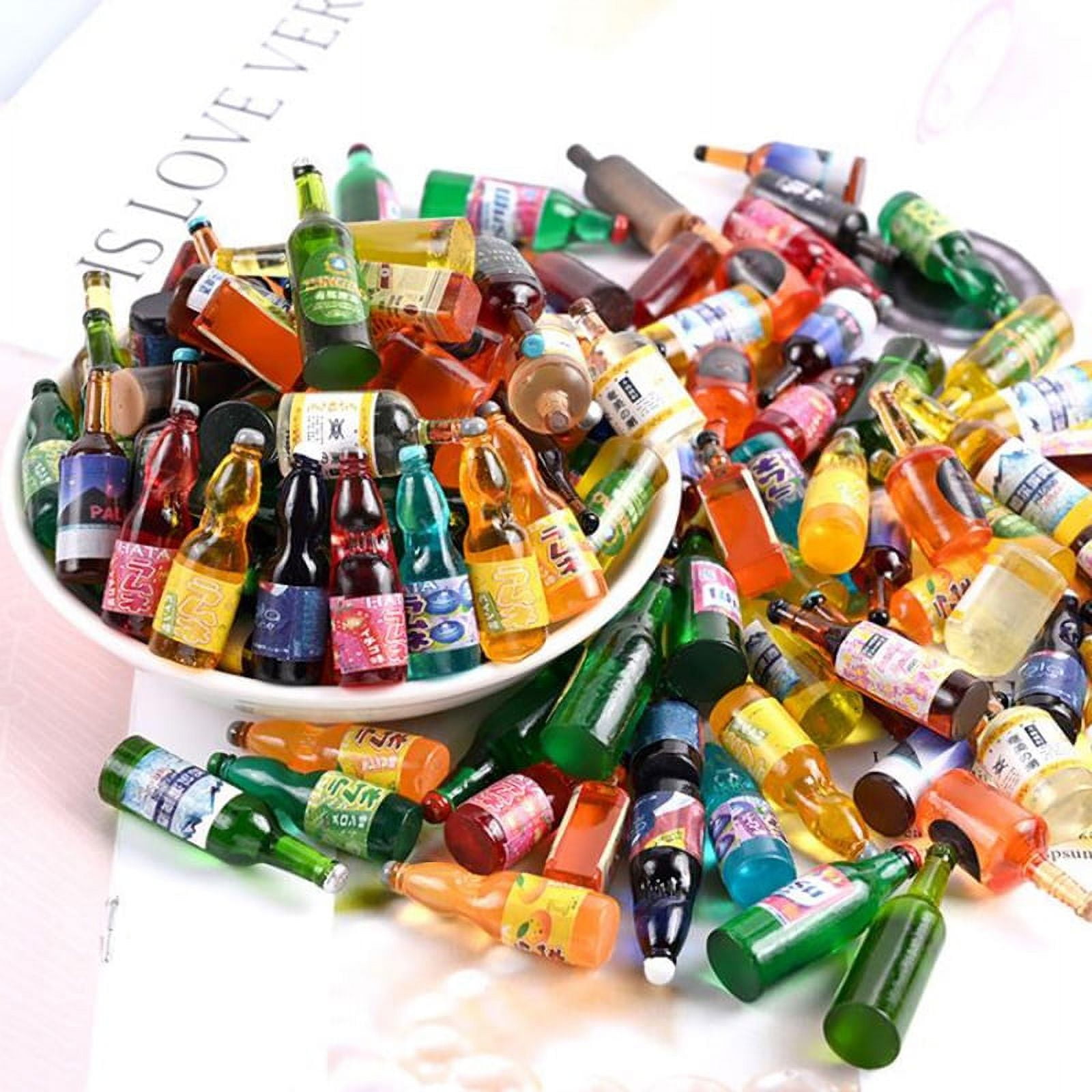 MageCrux 20Pcs 112 16 Dollhouse Miniature Drink Bottles Model Dolls