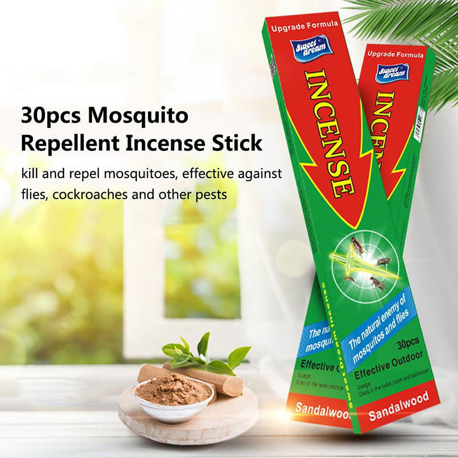 MageCrux 30Pcs Mosquito Killer Natural Fiber Stick Incense Fly Repeller  Buddha Incense 