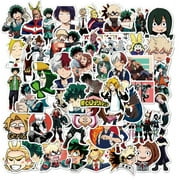 MageCrux 50Pcs My Hero Academia Japan Anime Stickers For DIY Skateboard Guitar Laptop