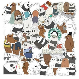 10/30/50/100pcs Kawaii Rilakkuma Bear Cute Cartoon Waterproof PVC