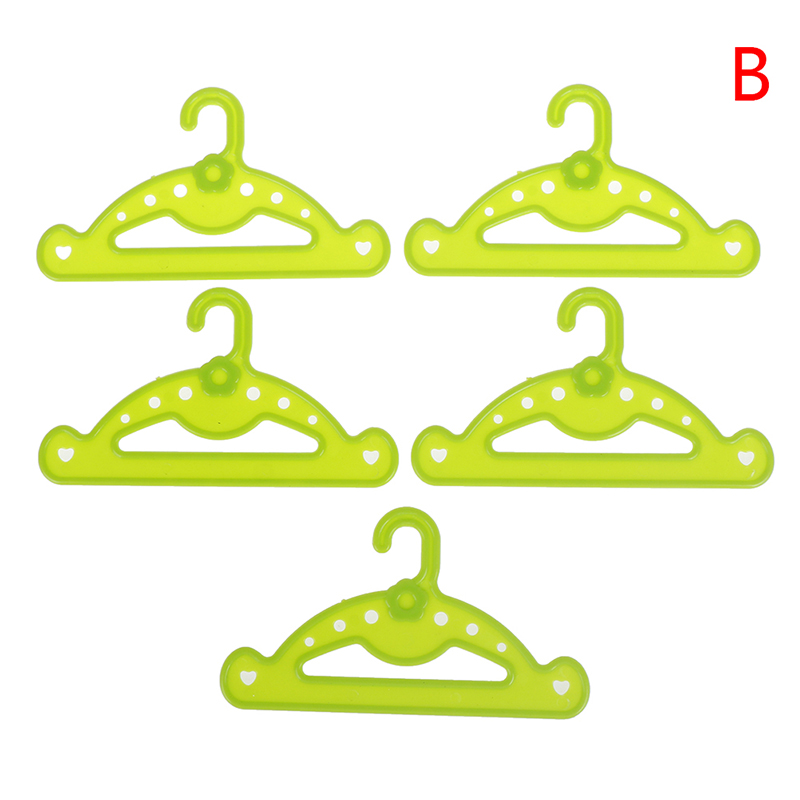 MageCrux 5pcs Hangers doll clothes accessories hanger fit 18 inch doll &43cm doll