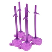 MageCrux 5Pcs Waist Doll Stand Display Holder Model Purple Support Toy Model Accessories