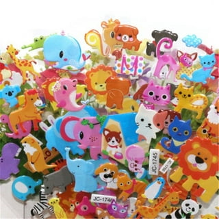 3D Cartoon Kids Bubble Stickers Classic Toys Sticker School Best Reward