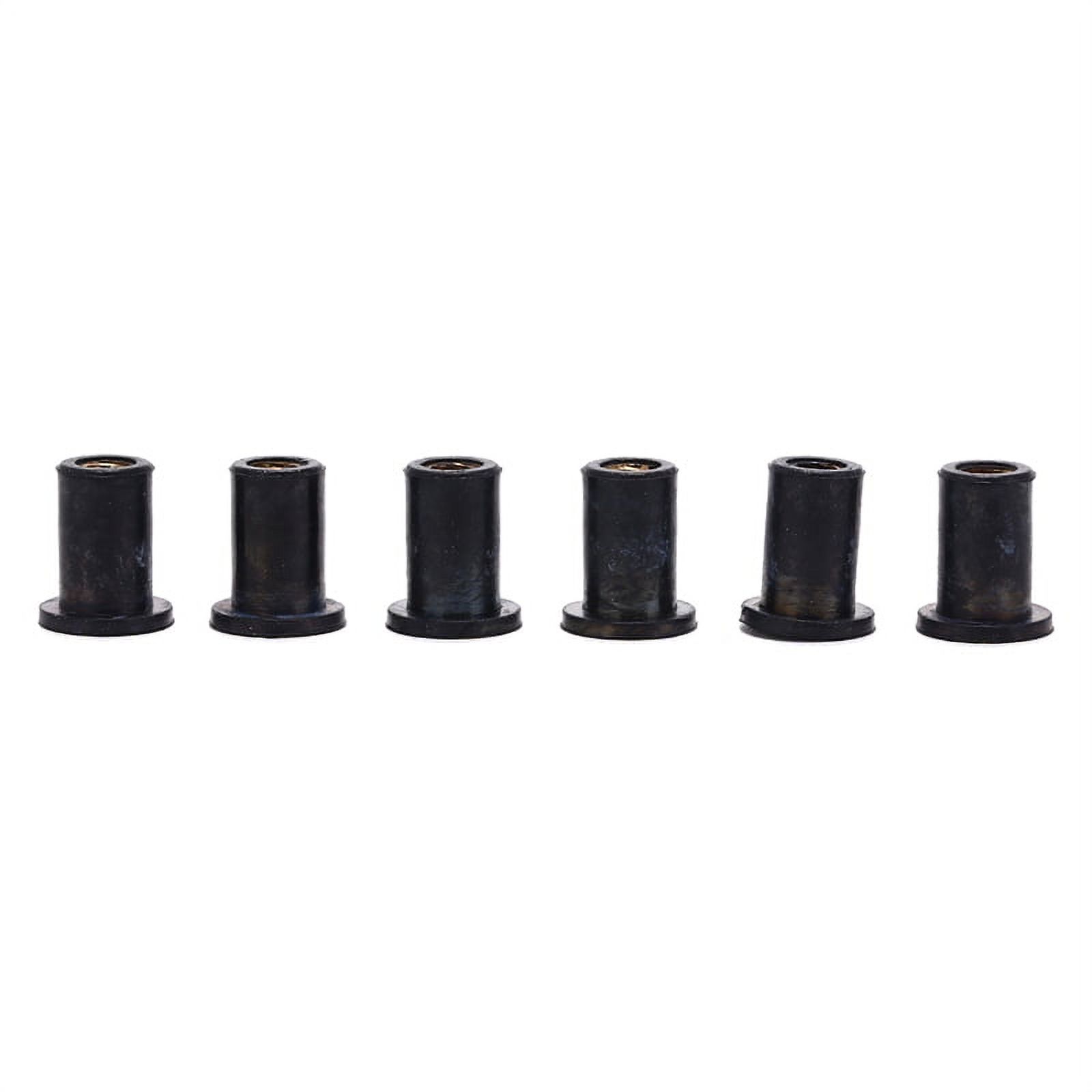 MageCrux 6PCS M4 Rubber Well Nuts Kayak Accessories Blind Fastener