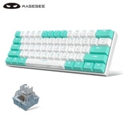 MageGee 60% Mechanical Gaming Keyboard, Portable RGB Backlit Wired Keyboard with Silencing Foam, 61 Keys Hot-Swap Linear Switches Keyboard for Win Mac PC Laptop