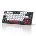 thumbnail image 1 of MageGee 75% Mechanical Gaming Keyboard, Compact Blue Backlit Wired Gaming Keyboards EVA Foam, Knob Control, 1 of 8