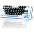 thumbnail image 1 of MageGee 75% Mechanical Gaming Keyboard, Red Switches, EVA Foam, Knob Control, STAR75 Portable NKRO, 1 of 10