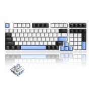 MageGee 95% mechanical three-mode keyboard, Star98 wireless Bluetooth gaming keyboard, black and white mix and match blue whale