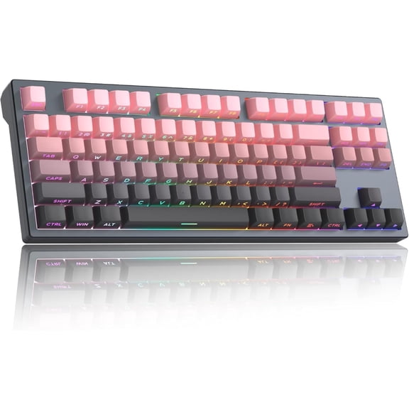 MageGee Captain87 Rapid Trigger Magnetic Switch Keyboard, 75% Wired Hall Effect CNC Aluminum Frame, Gasket Hot Swappable