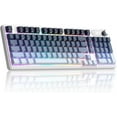 thumbnail image 1 of MageGee GK960 Wireless Gaming Keyboard, RGB Tri-Mode Wired/BT/2.4G Creamy Keyboard with Number Pad, 4000mAh Battery, Knob Control, Side Printed Keycaps, 19-Key Anti-Ghosting for Win/Mac, 1 of 7