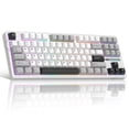 thumbnail image 1 of MageGee LIGHT87 Wireless Creamy Keyboard, Gasket Structure, RGB Backlit, 2.4G/USB-C/BT5.0 Hot Swappable 8000mAh, 1 of 6